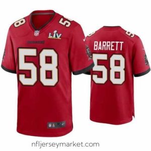 Exquisite Shaquil Barrett Buccaneers Red Super Bowl Lv Game Jersey