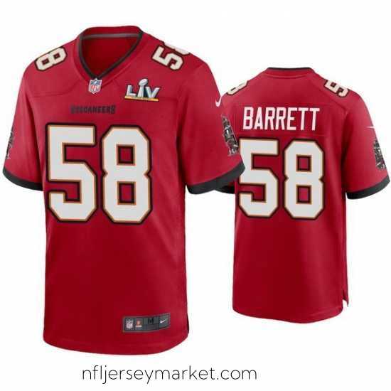 Exquisite Shaquil Barrett Buccaneers Red Super Bowl Lv Game Jersey