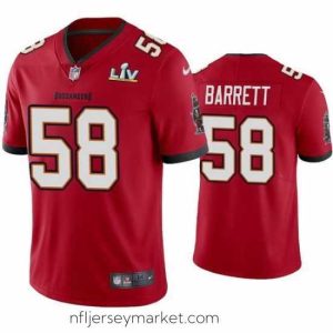 Magnificent Shaquil Barrett Buccaneers Red Super Bowl Lv Vapor Limited Jersey