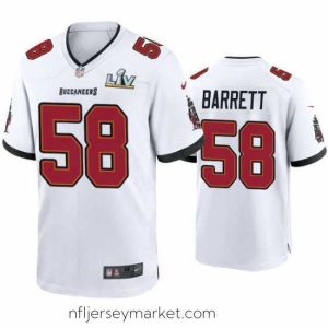 Magnificent Shaquil Barrett Buccaneers White Super Bowl Lv Game Jersey