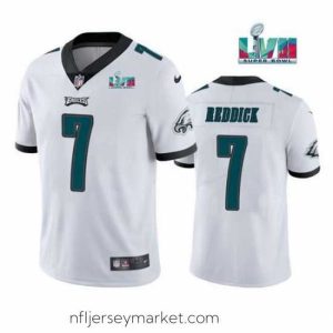 Irresistible Toddler Philadelphia Eagles 7 Haason Reddick White Super Bowl LVII Patch Vapor Untouchable Limited Stitched Jersey