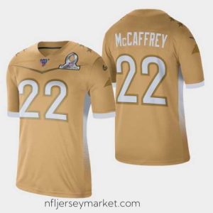 Magnificent Men's Carolina Panthers #22 Christian McCaffrey 2020 NFC Pro Bowl Game Jersey
