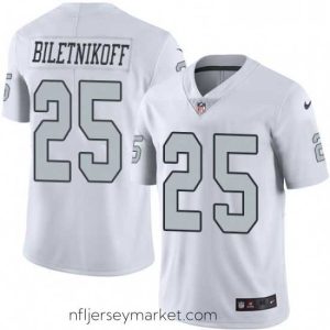 Top notch Mens Nike Oakland Raiders 25 Fred Biletnikoff Limited White Rush Vapor Untouchable NFL Jersey