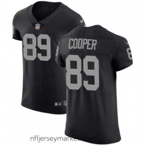 Stunning Mens Nike Oakland Raiders 89 Amari Cooper Black Team Color Vapor Untouchable Elite Player NFL Jersey