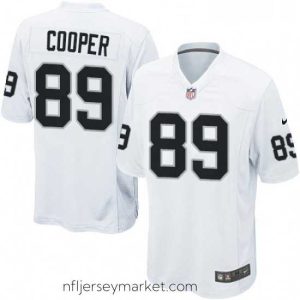 Gorgeous Mens Nike Oakland Raiders 89 Amari Cooper Game White NFL Jersey