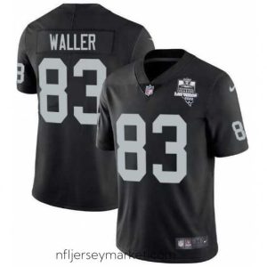 Premium Men's Oakland Raiders #83 Darren Waller Black 2020 Inaugural Season Vapor Untouchable Limited Stitched NFL Jersey