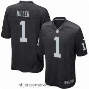 Magnificent Men's Oakland Raiders Kolton Miller Nike Black 2018 NFL Draft First Round Pick Elite Jersey