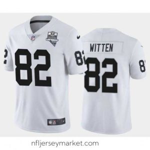 Magnificent Men's Oakland Raiders White #82 Jason Witten 2020 Inaugural Season Vapor Limited Stitched NFL Jersey