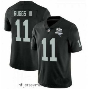 Luxurious Men's Raiders #11 Henry Ruggs III 2020 Inaugural Season Black Vapor Limited Stitched NFL Jersey