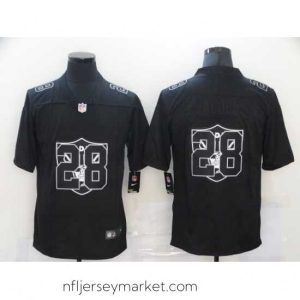 Magnificent Nike Las Vegas Raiders 28 Josh Jacobs Black Shadow Logo Limited Jersey