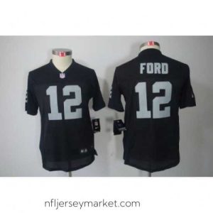 Luxurious Nike Nfl Oakland Raiders #12 Jacoby Ford Black Color[Limited Jerseys]