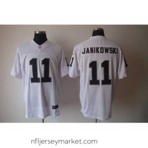 Luxurious Nike Oakland Raiders 11 Sebastian Janikowski White Elite NFL Jersey