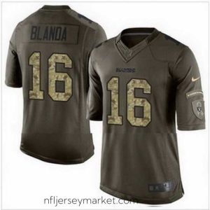 Magnificent Nike Oakland Raiders #16 Jim Plunkett Green Mens Stitched NFL Limited Salute to Service Jersey