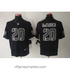 Top notch Nike Oakland Raiders 20 Darren Mcfadden Black Limited Impact NFL Jersey
