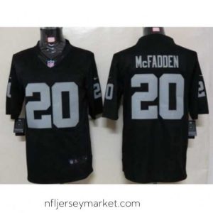 Luxurious Nike Oakland Raiders 20 darren mcfadden black Limited NFL Jersey