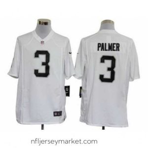 Irresistible Nike Oakland Raiders 3 Carson Palmer White Game NFL Jersey