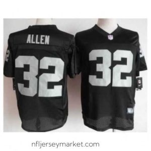 Irresistible Nike Oakland Raiders 32 Marcus Allen Black Elite NFL Jersey