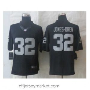 Premium Nike Oakland Raiders 32 Maurice Jones-Drew Black Limited NFL Jersey