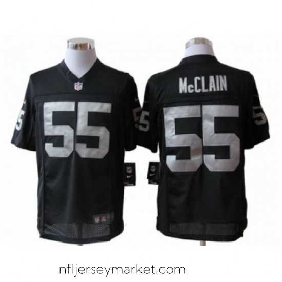 Alluring Nike Oakland Raiders 55 Rolando McClain Black Limited NFL Jersey