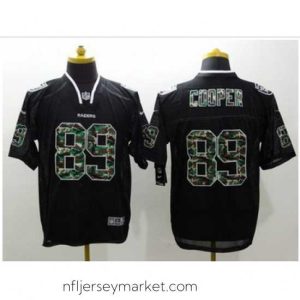 Luxurious Nike Oakland Raiders #89 Amari Cooper Black Mens Stitched NFL Elite Camo Fashion Jersey