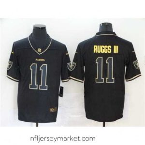 Magnificent Nike Raiders 11 Henry Ruggs III Black Gold Vapor Untouchable Limited Jersey