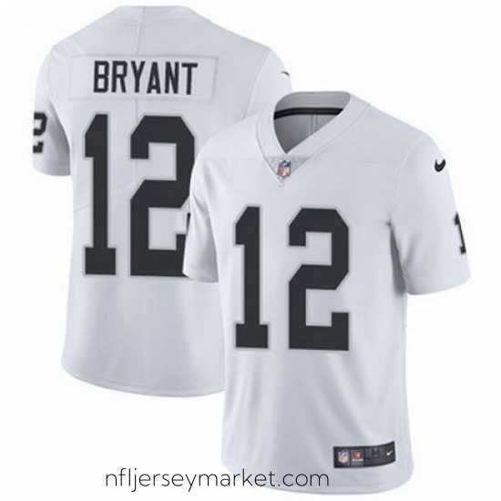 Superb Nike Raiders #12 Martavis Bryant White Mens Stitched NFL Vapor Untouchable Limited Jersey