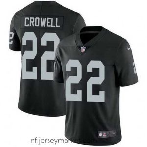 Top notch Nike Raiders 22 Isaiah Crowell Black Team Color Stitched NFL Vapor Untouchable Limited Jersey
