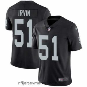 Superb Nike Raiders #51 Bruce Irvin Black Team Color Mens Stitched NFL Vapor Untouchable Limited Jersey