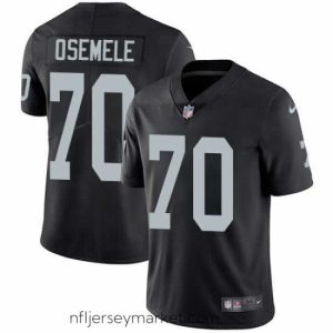 Magnificent Nike Raiders #70 Kelechi Osemele Black Team Color Mens Stitched NFL Vapor Untouchable Limited Jersey