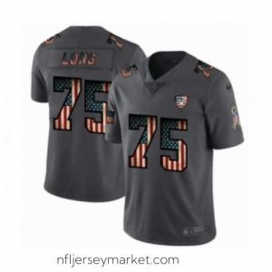 Alluring Nike Raiders 75 Howie Long 2019 Salute To Service USA Flag Fashion Limited Jersey