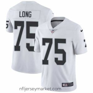 Stunning Nike Raiders #75 Howie Long White Mens Stitched NFL Vapor Untouchable Limited Jersey