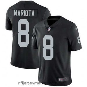 Irresistible Nike Raiders 8 Marcus Mariota Black Team Color Stitched NFL Vapor Untouchable Limited Jersey