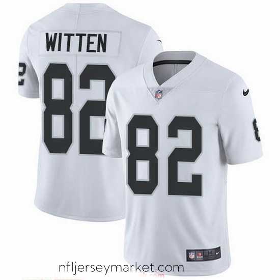 Alluring Nike Raiders 82 Jason Witten White Stitched NFL Vapor Untouchable Limited Jersey