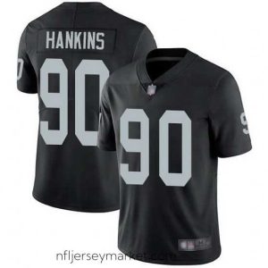 Top notch Nike Raiders 90 Johnathan Hankins Black Team Color Stitched NFL Vapor Untouchable Limited Jersey