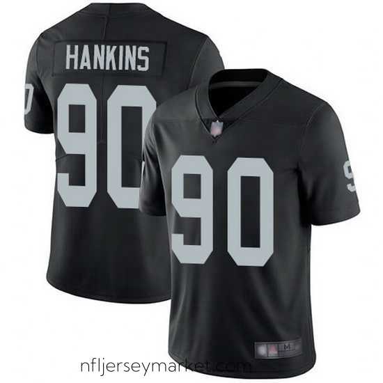 Top notch Nike Raiders 90 Johnathan Hankins Black Team Color Stitched NFL Vapor Untouchable Limited Jersey