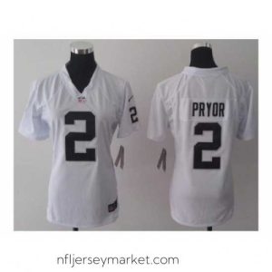 Superb Nike Jerseys Oakland Raiders #2 Pryor White Color