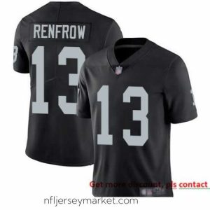 Irresistible Raiders 13 Hunter Renfrow Black Team Color Stitched Football Vapor Untouchable Limited Jersey