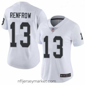 Exquisite Raiders #13 Hunter Renfrow White Stitched Football Vapor Untouchable Limited Jersey