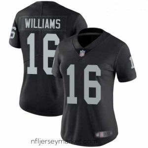 Superb Raiders #16 Tyrell Williams Black Team Color Stitched Football Vapor Untouchable Limited Jersey