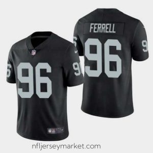 Top notch Raiders 96 Clelin Ferrell Black 2019 NFL Draft First Round Pick Vapor Untouchable Limited Jersey