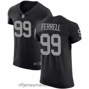 Magnificent Raiders 99 Clelin Ferrell Black Team Color Stitched Football Vapor Untouchable Elite Jersey