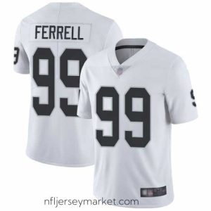 Magnificent Raiders 99 Clelin Ferrell White Stitched Football Vapor Untouchable Limited Jersey