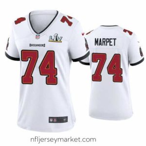 Magnificent Ali Marpet Buccaneers White Super Bowl Lv Game Jersey