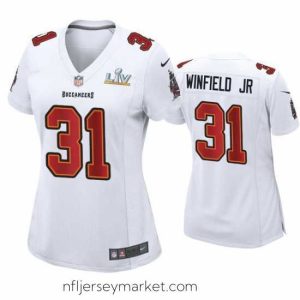 Luxurious Antoine Winfield Jr. Buccaneers White Super Bowl Lv Game Fashion Jersey