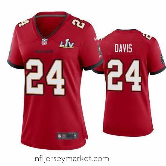 Luxurious Carlton Davis Buccaneers Red Super Bowl Lv Game Jersey