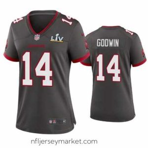 Superb Chris Godwin Buccaneers Pewter Super Bowl Lv Game Jersey