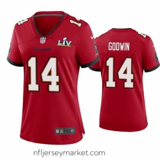 Gorgeous Chris Godwin Buccaneers Red Super Bowl Lv Game Jersey