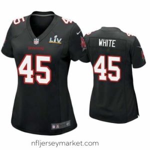 Magnificent Devin White Buccaneers Black Super Bowl Lv Game Fashion Jersey