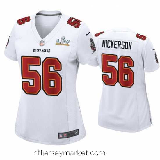 Irresistible Hardy Nickerson Buccaneers White Super Bowl Lv Game Fashion Jersey