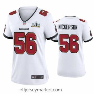 Magnificent Hardy Nickerson Buccaneers White Super Bowl Lv Game Jersey